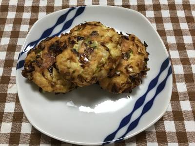 キャベツと豆腐のフワフワ揚げ