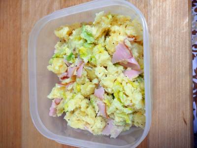 春キャベツのポテトサラダ