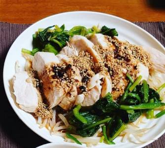 かんたん蒸し鶏