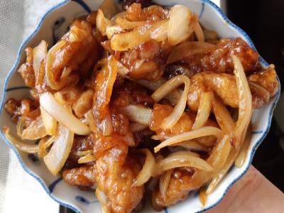 新たまねぎと豚肉の南蛮漬け