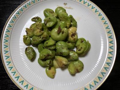 そら豆のおつまみ2種