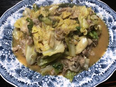 春キャベツの和風ホイコーロー