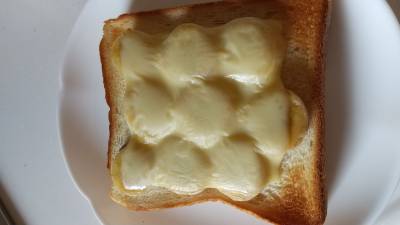 バナナ&チーズトーストプレート