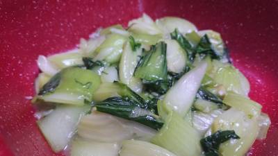 チンゲンサイ炒め