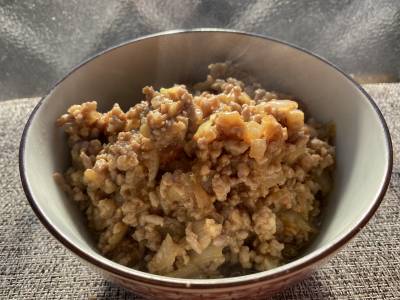 にんにく肉みそそぼろ