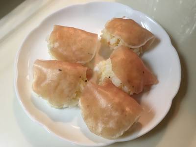 生ハムの手巻きずし