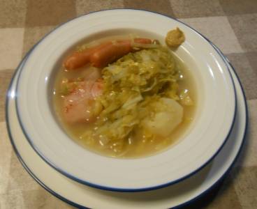 春キャベツのシュークルート