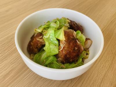 春キャベツと豚肉のコクうま炒め