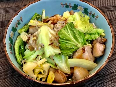 春キャベツと豚肉のコクうま炒め