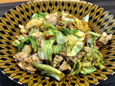 春キャベツの和風ホイコーロー