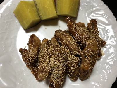 手羽の甘辛揚げ