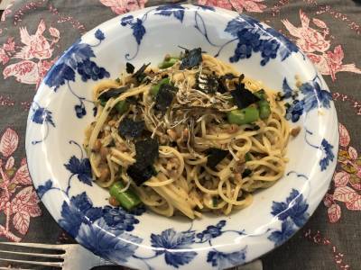 納豆スパゲティ