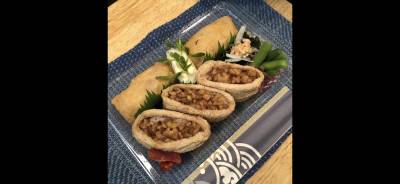 甘煮くるみのおいなりさん