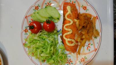 照り焼きサーモン