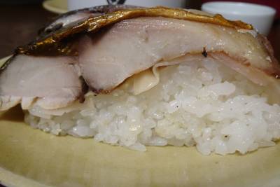 焼きさばの棒ずし