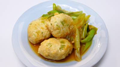 鶏つくねのしょうが煮