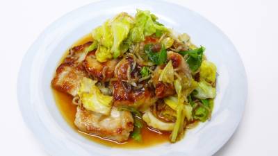 春キャベツと豚肉のコクうま炒め