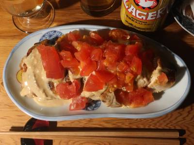 むね肉のシンプルソテー チーズクリームソース