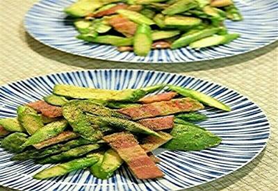 アスパラベーコンとアボカド炒め