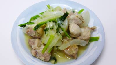 鶏とかぶの中華蒸し煮