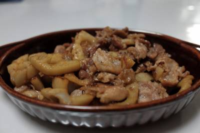 豚肉とれんこんの炒め煮