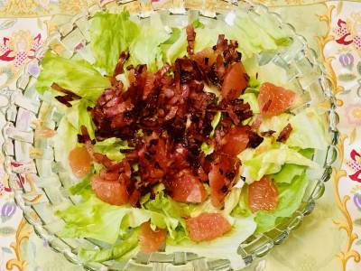 グレープフルーツのサラダ