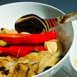 野菜のミックスグリル バルサミコソース