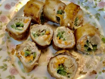 豚肉のチーズロール