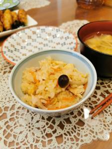 レンジ五目おこわ