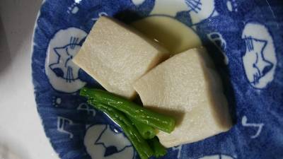 高野豆腐の炊いたん