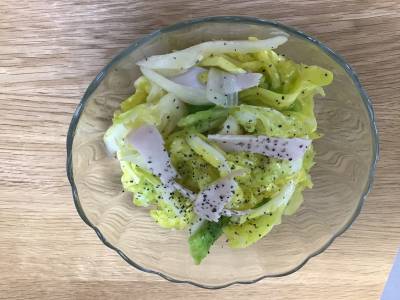 ちぎりキャベツのワンボウルサラダ