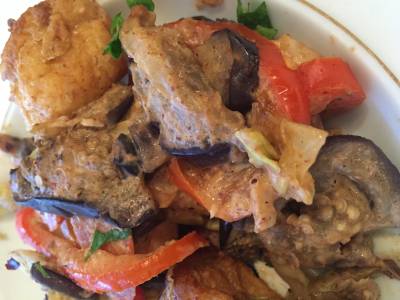 厚揚げのエスニック炒め