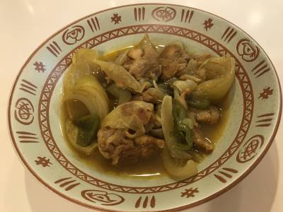 たまねぎと鶏肉のカレー煮