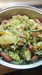 春キャベツのシュークルート