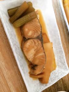 たけのことさわらの煮物
