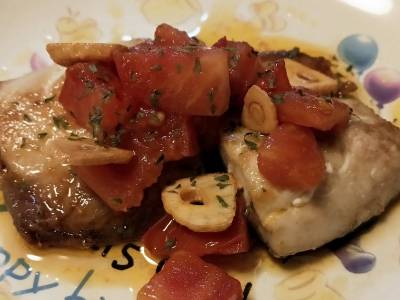 いわしのガーリックオイル焼き