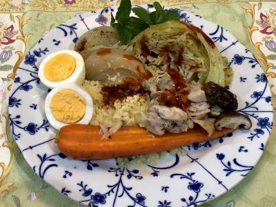 モロッコ料理のワンプレート