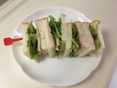 シンプルハムサンド