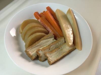 根菜と厚揚げの薄味煮