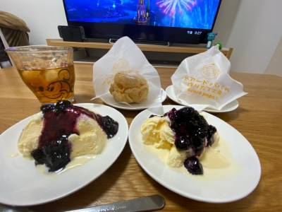 ブルーベリーパンケーキ