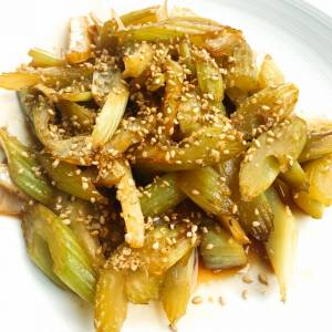 セロリのきんぴら