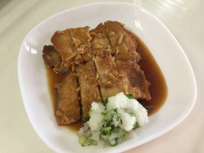 鶏もも肉のにんにく照り焼き