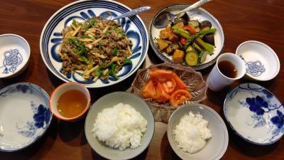 夏野菜の揚げびたし