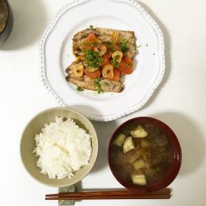 いわしのガーリックオイル焼き