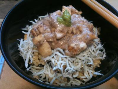 ひじき玄米のとろろのっけ