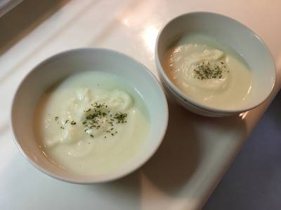 じゃがいも＆かぼちゃスープ