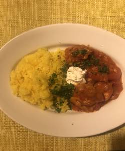 チキンのパプリカトマト煮