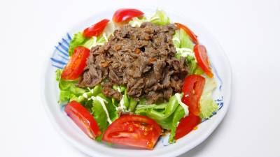 牛しゃぶマリネ弁当