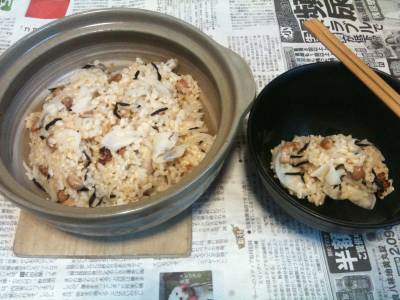 炒り大豆の滋味ご飯