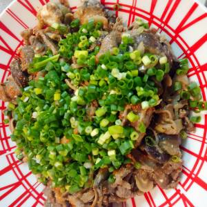 牛肉となすのみそ炒め